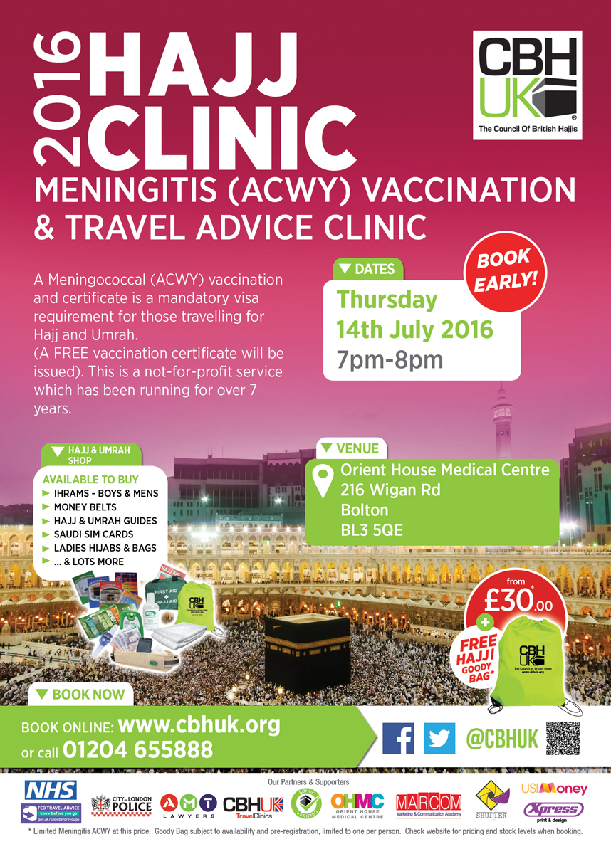 Hajj Vaccination & Travel Advice Clinic