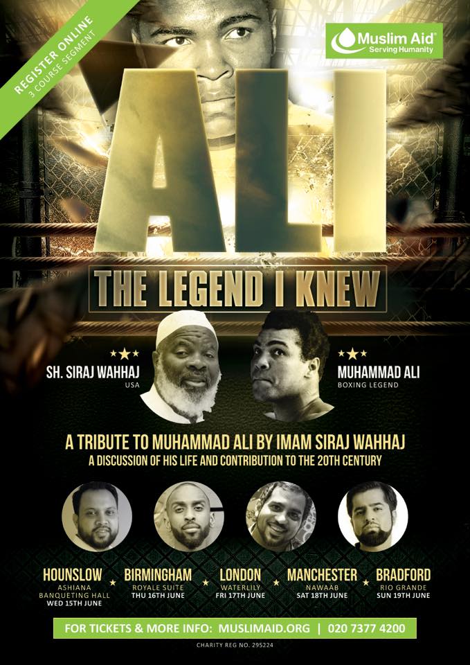 UK Tour A Tribute to Muhammad ALI by Iman Siraj Wahhaj