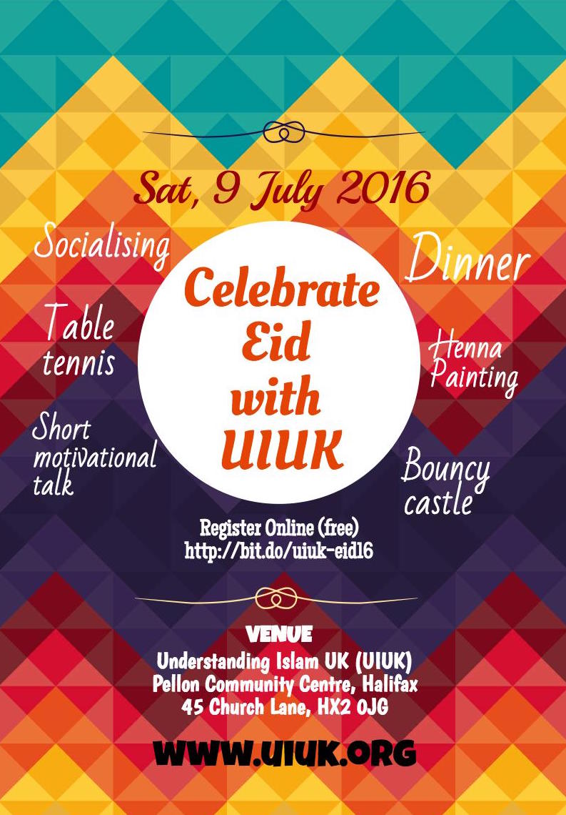 Eid Celebration and Dinner with Understanding Islam UK