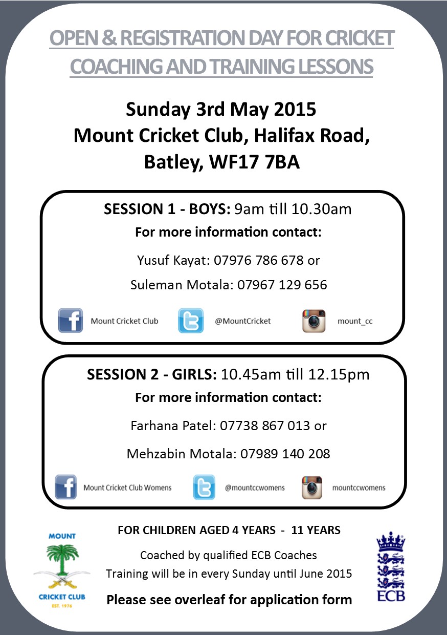 Cricket Coaching and Training Lessons