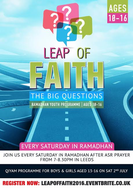 2016 RAMADAN YOUTH PROGRAMME