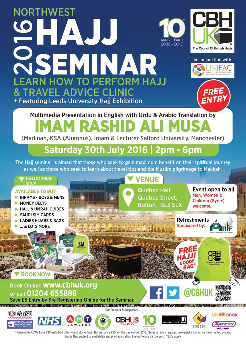 Hajj Seminar & Travel Advice Clinic