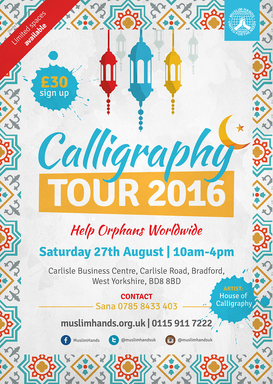 Calligraphy Tour