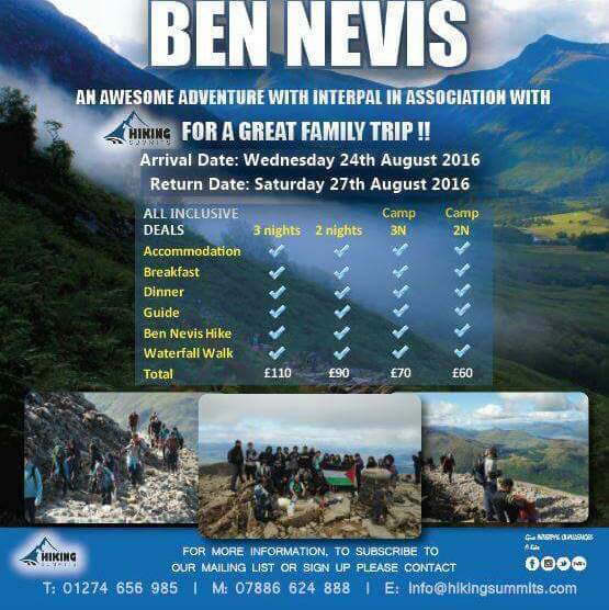 Interpal Ben Nevis challenge 2016