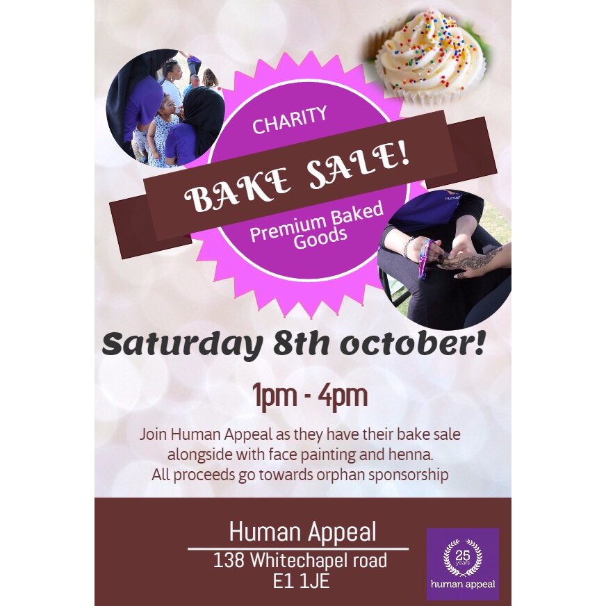 Human Appeal Bake Sale