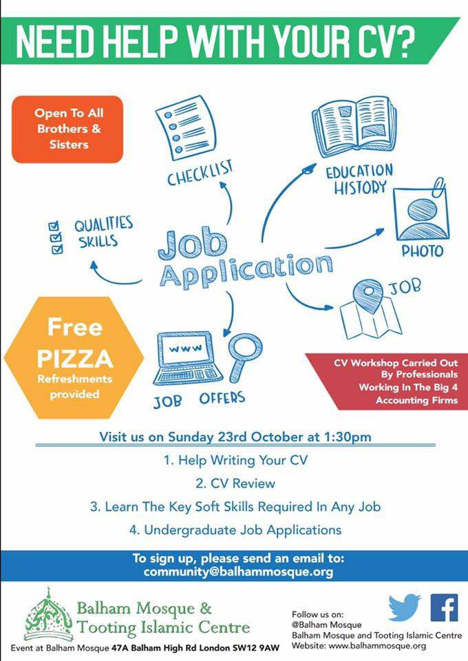 CV Workshop - One-One CV reviews & Undergrad application advice