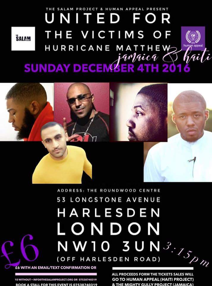 United For The Victims Of Hurrican Mattew