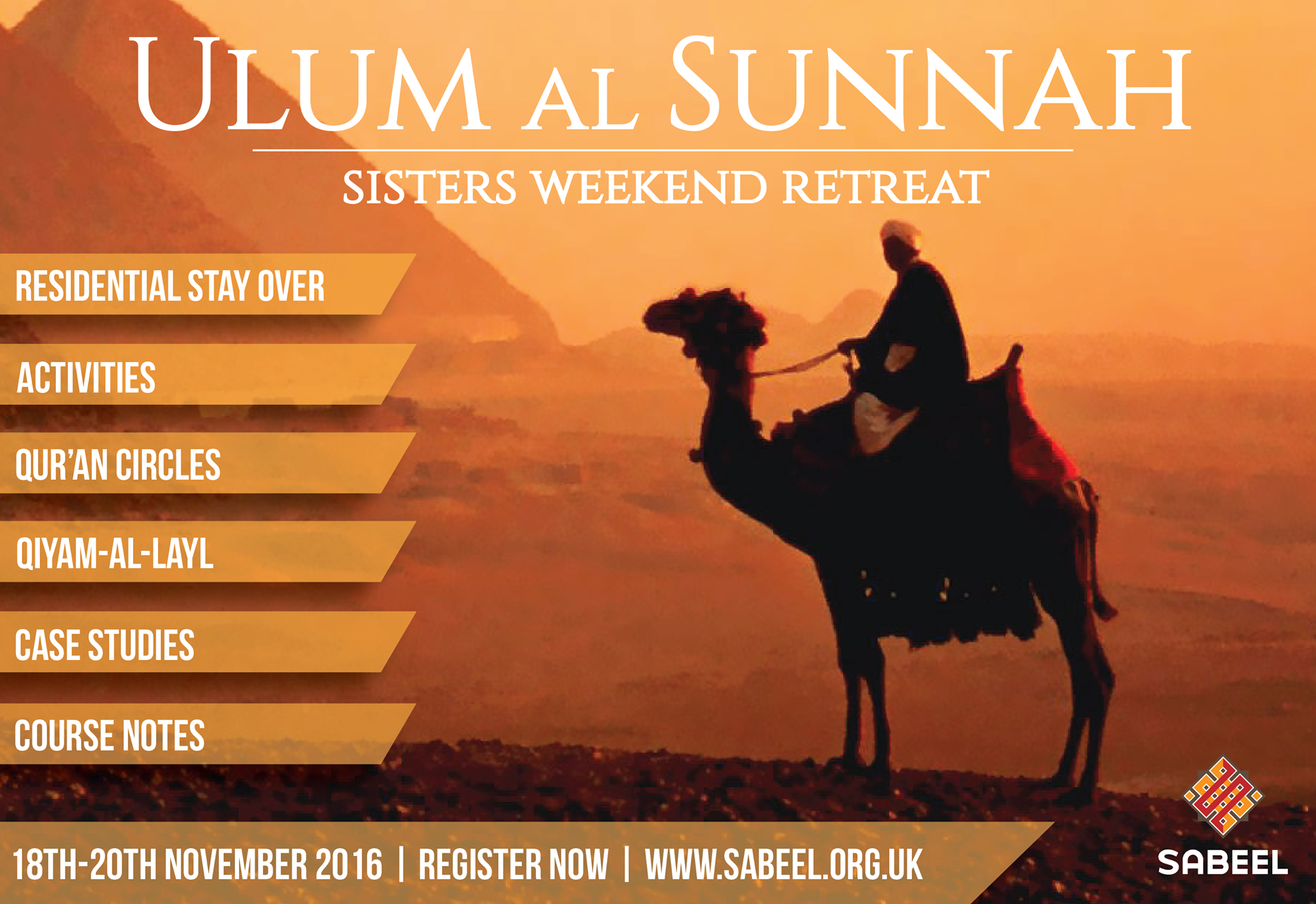 Sabeel Sisters Weekend Retreat