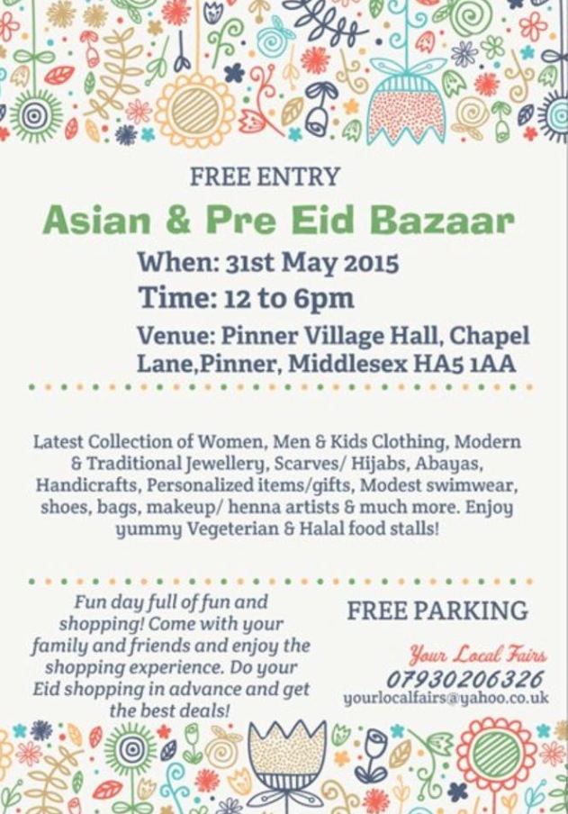 Asian & Pre Eid Bazaar