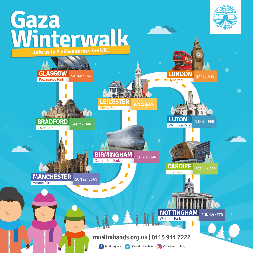 Gaza Winter Walk UK Tour