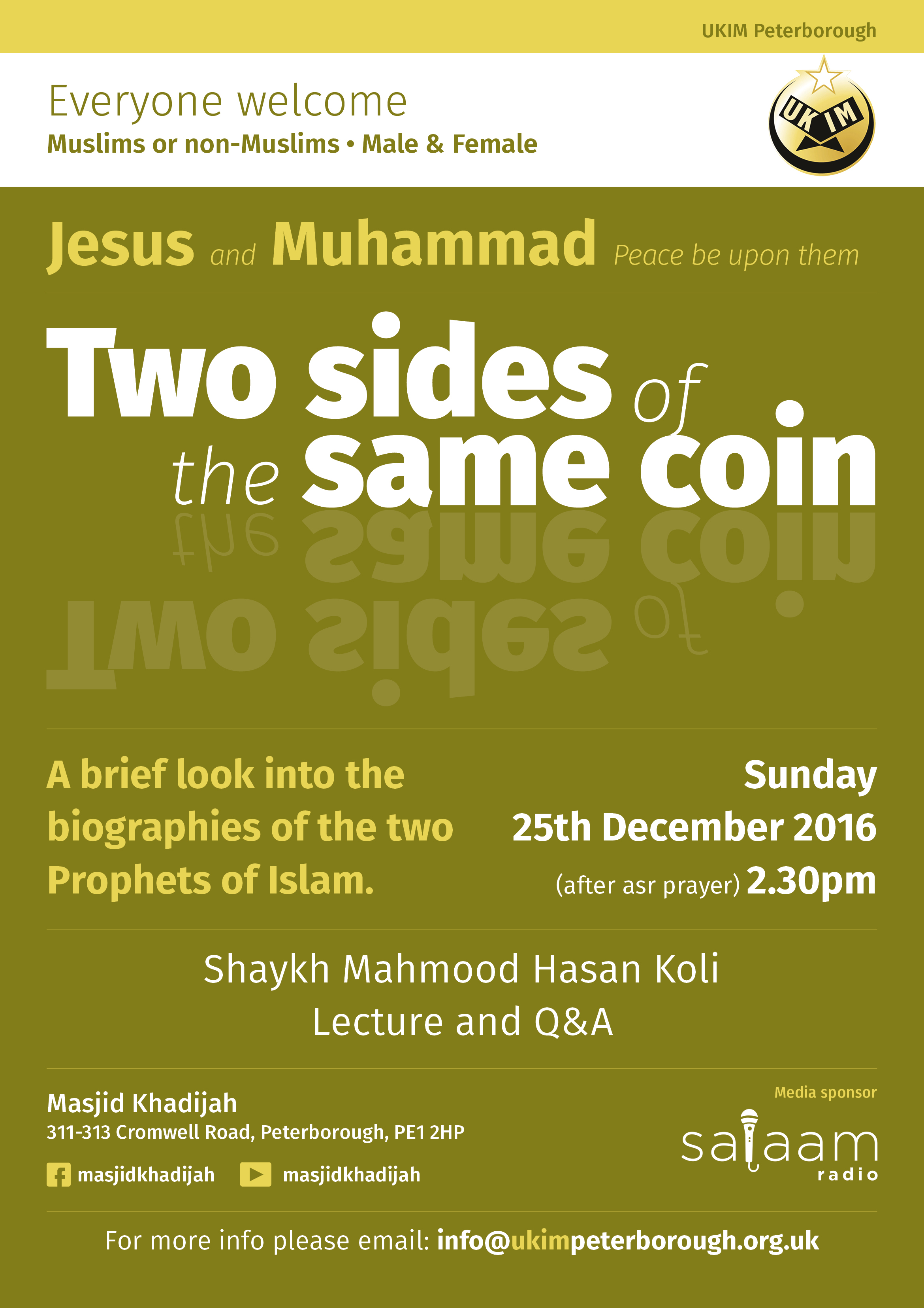 Two sides of the same coin