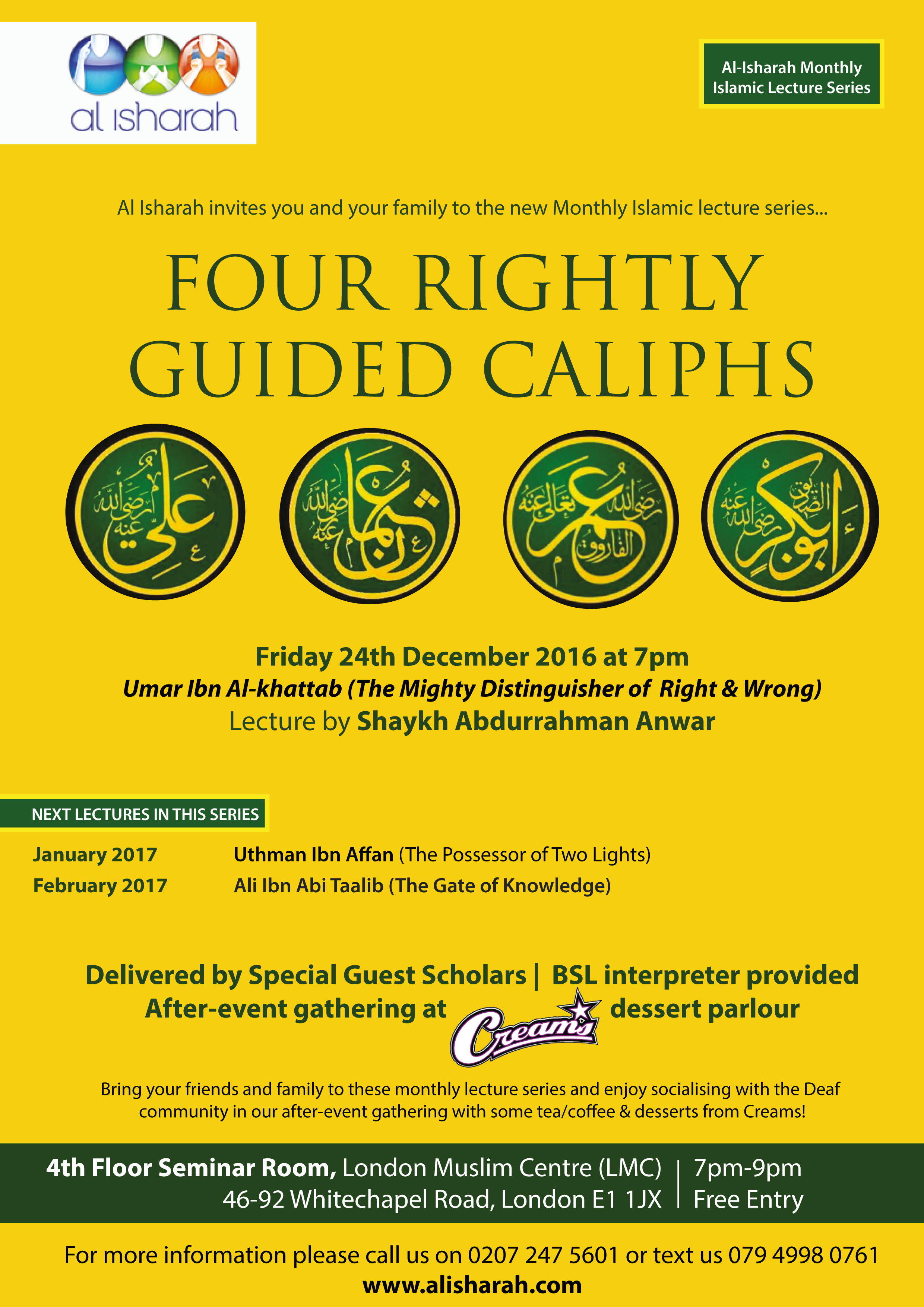 UMAR IBN AL-KHATTAB (4 rightly guided khalifs)