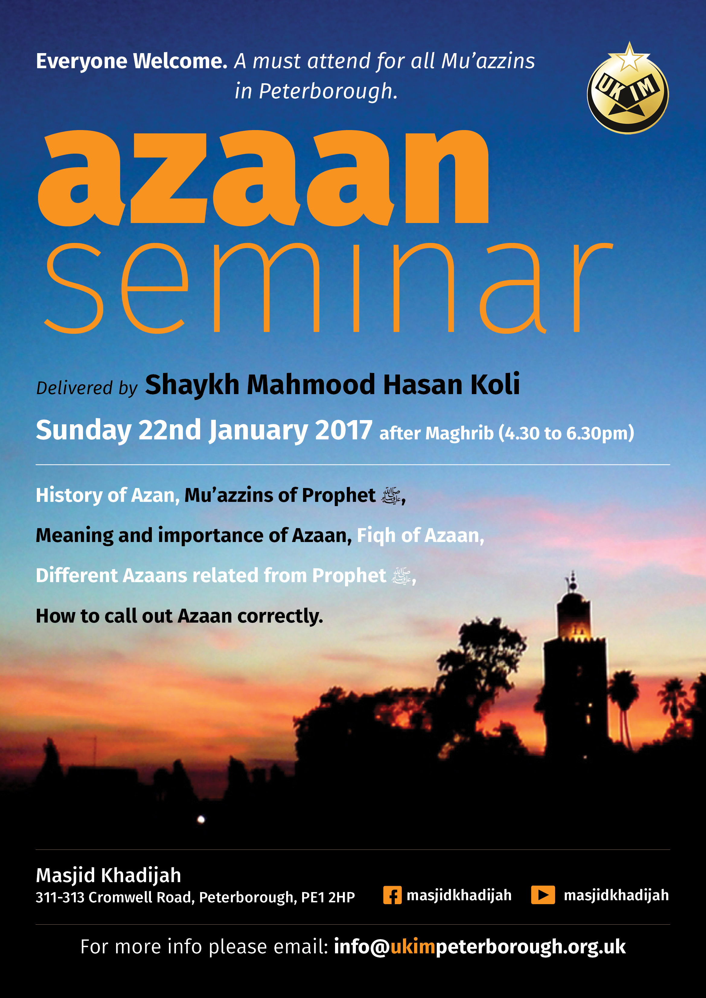 Azaan Seminar