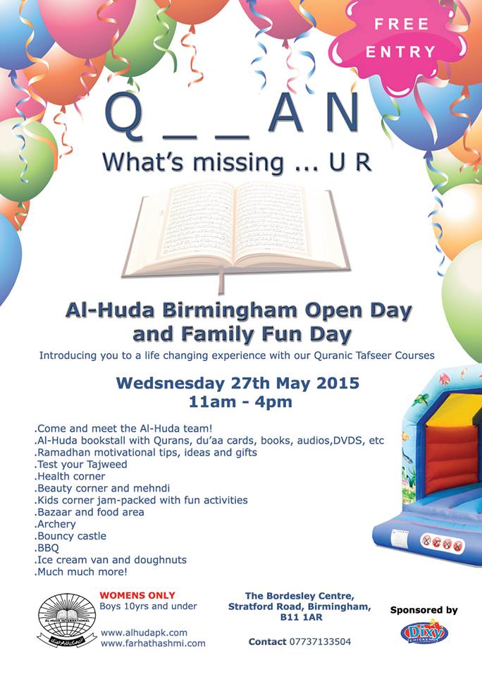 Al-Huda Open Day & Family Fun Day