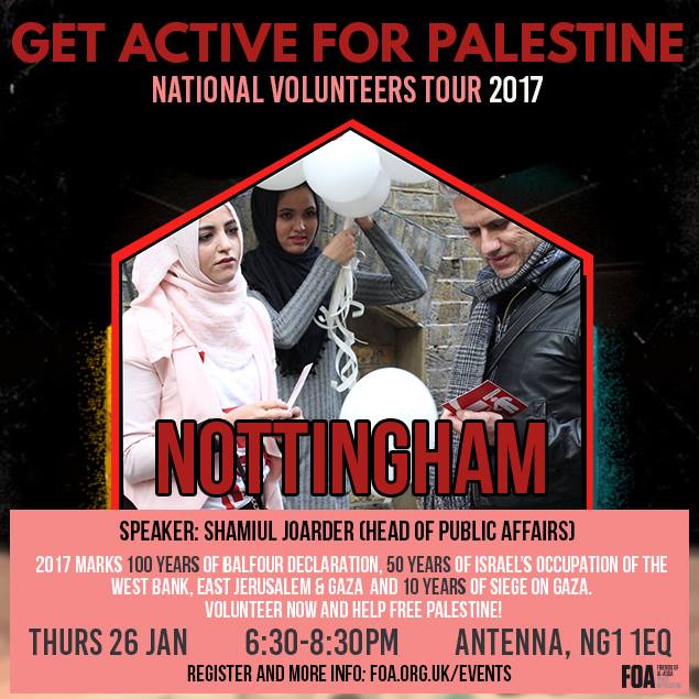 National Volunteer Tour 2017- Nottingham