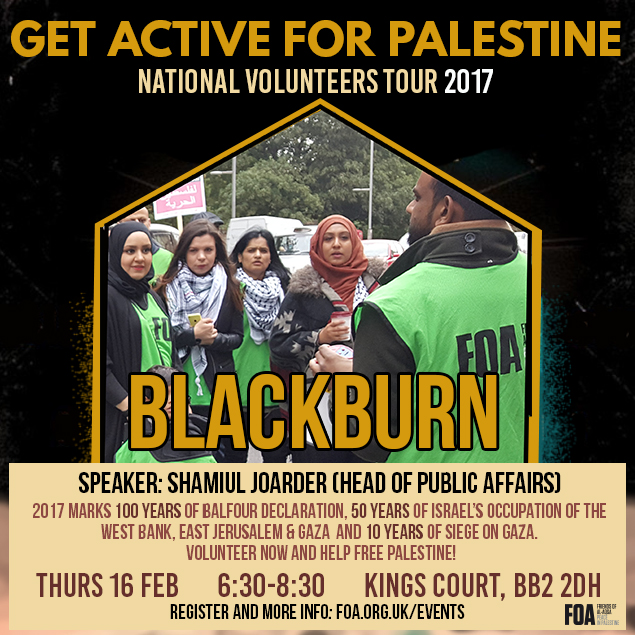 National Volunteers Tour - Blackburn