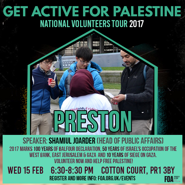 National Volunteers Tour - Preston