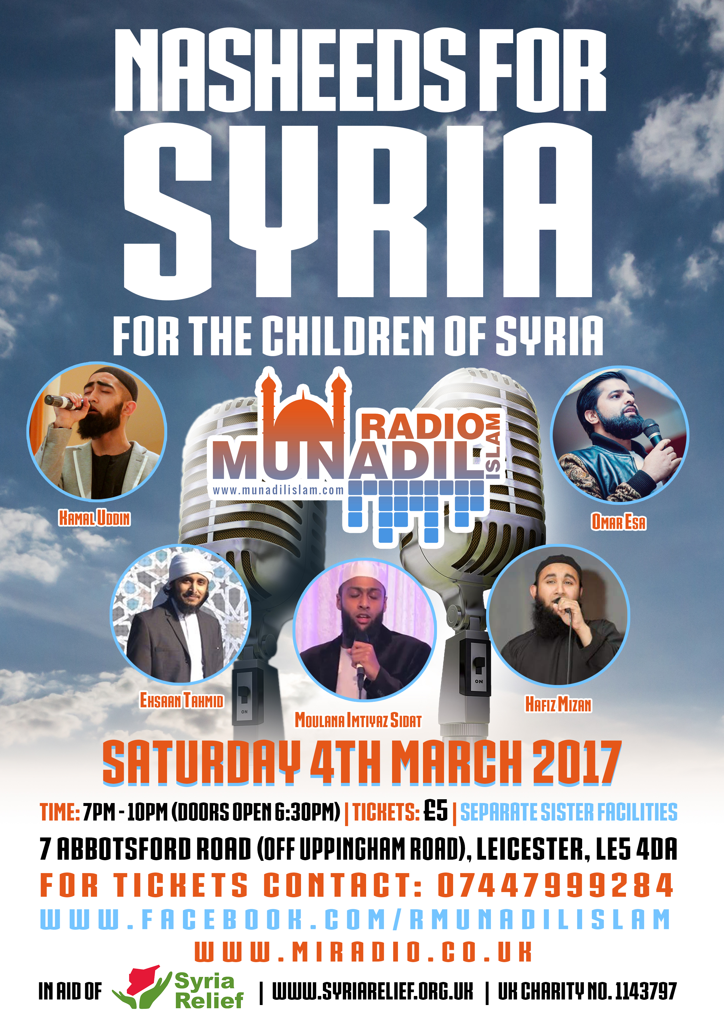Nasheeds for syria (Radio Munadil Islam with Syria Relief