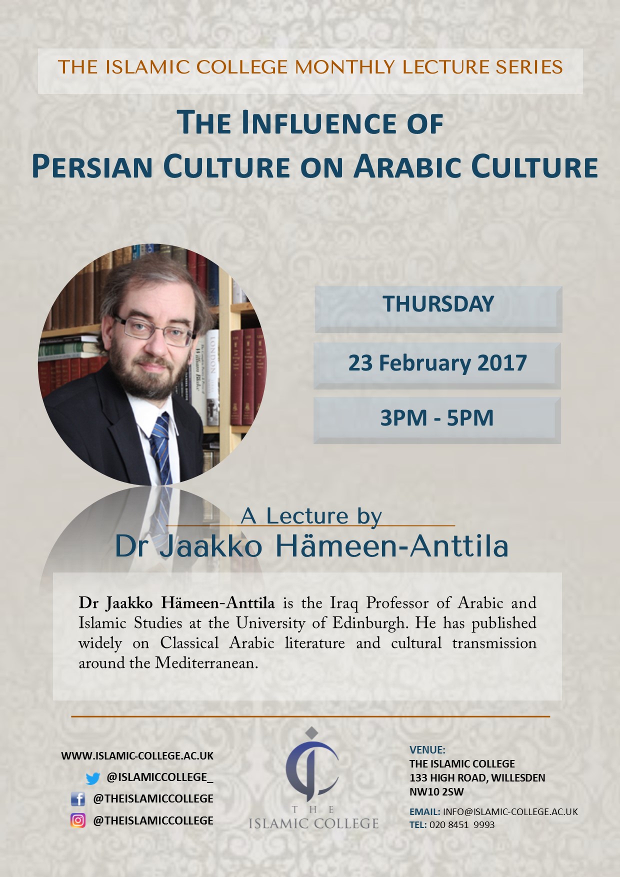 The Influence of Persian Culture on Arabic Culture