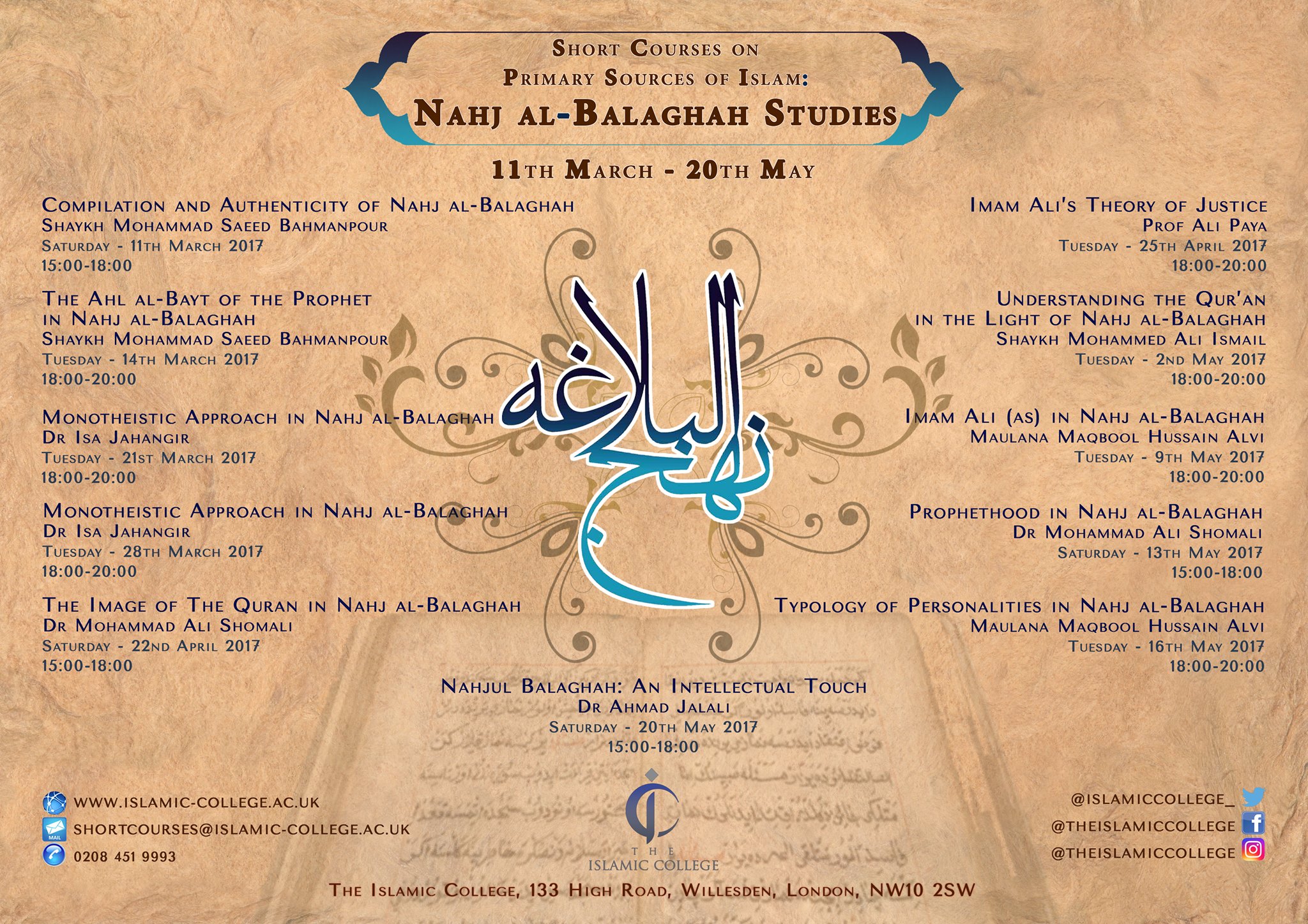 Short Courses on Primary Sources of Islam Nahj al-Balaghah Studies