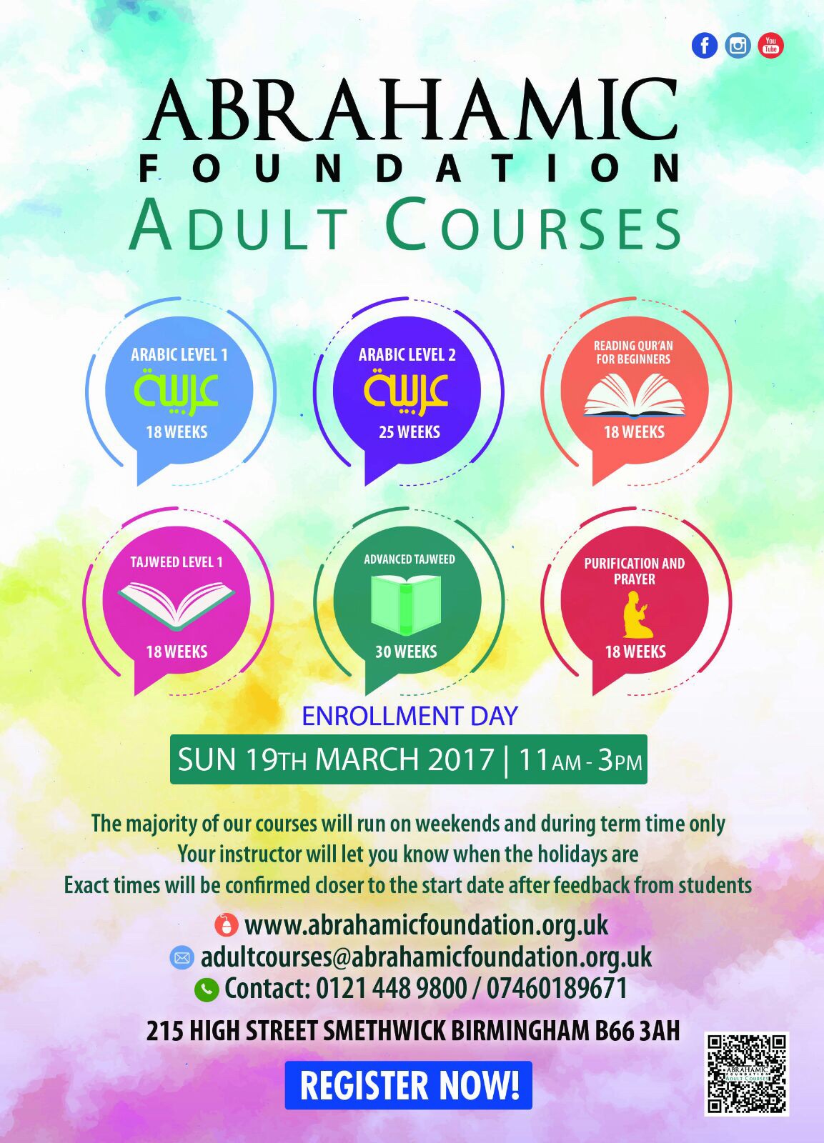 Abrahamic Foundation Adult Courses